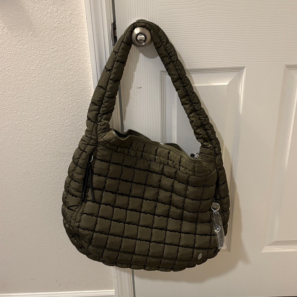 Dark Green Free People Shoulder Bag